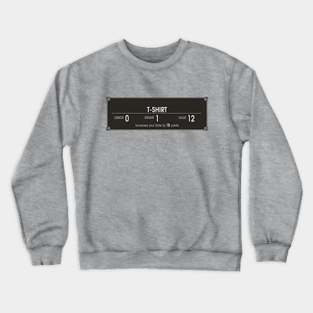 Inventory tee Crewneck Sweatshirt by Darkvoid